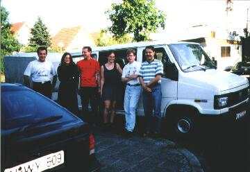 Gruppenfoto vor der Abreise